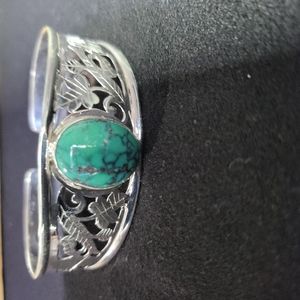Turquoise Silver Bangle/Bracelet